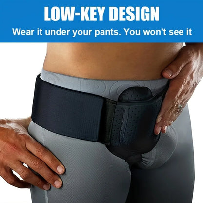Inguinal Hernia Belt Truss Sports Hernia Support Pain Relief Recovery Strap for Surgical Recovery And Sports Injuries
