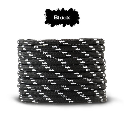 5mm thick Round Shoelace Outdoor Sports Laces Sneaker basketball Shoe Laces length 100/120/140/160cm Shoe accessories 1Pair