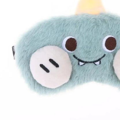Cute Cartoon Plush Sleep Eye Mask Light Blocking Sleeping Eye Cover Protective Eye Mask Comfortable Soft