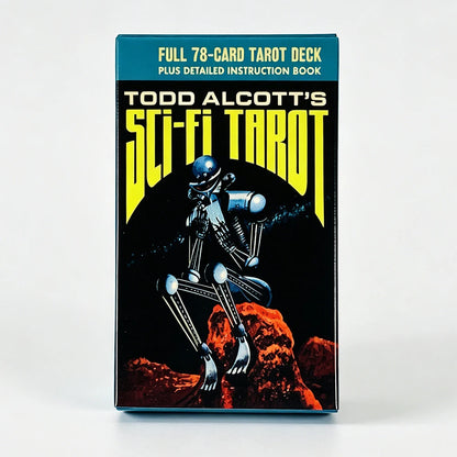 Todd Alcott's Sci-Fi Tarot Cards A 78 Science-Fiction-themed Tarot Deck English Versions Divination Deck Board Playing Game