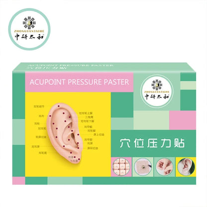600 Pieces/box Needle Ear Stickers Gold Silver Color Magnetic Therapy Ear Seeds Stickers Patch Care Massage Therapy Needles