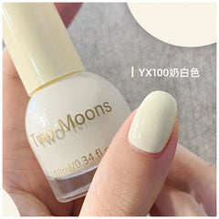 Two Moons 10ml Water-Based Peel Off Nail Glitter Nail Lacquer Quick Drying Nail Art All For Manicure Regular Nail Long Lasting