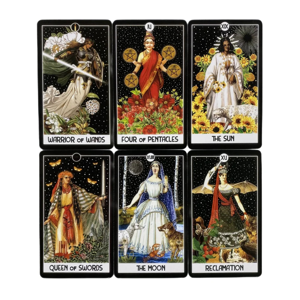 The Intuitive Night Goddess Tarot Decks High Quality Board Game Fun Divination Tarot For Beginners