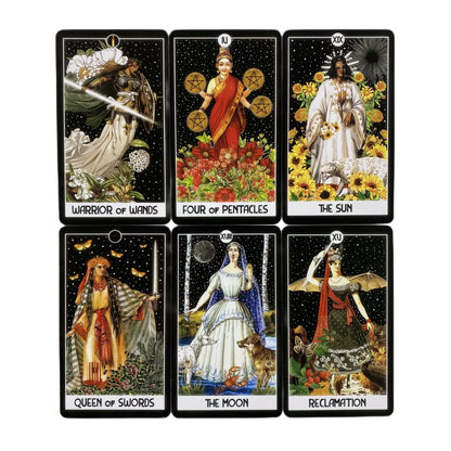 The Intuitive Night Goddess Tarot Decks High Quality Board Game Fun Divination Tarot For Beginners