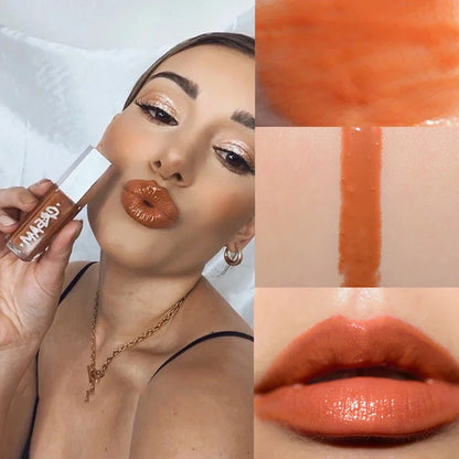 Fashion Fenty Beauty 9 Colors Lip Gloss Waterproof Liquid Lipstick Nude Pink Lips Tint Makeup Moisturizing Lip Glaze Cosmetics