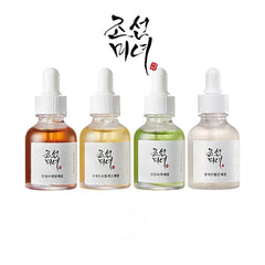 Korean Facial Moisturizing Calming Revive Glow Deep Serum Green Tea Panthenol Propolis Niacinamide Ginseng Snail Mucin Rice Skin