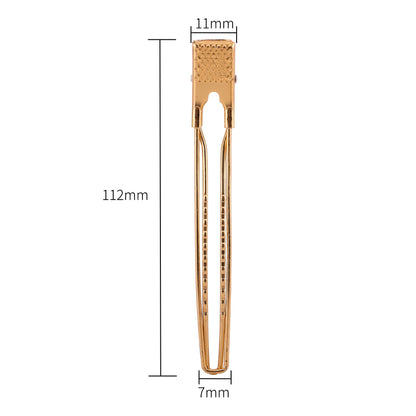 6Pcs/Set Hairdressing Alligator Hair Clips Salon Pro Seamless Clip Sectioning Barber Styling Barbershop Accessories