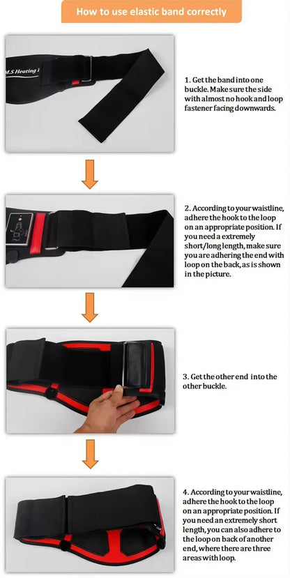 EMS Abdominal Toning Belt Electric Muscle Stimulation Muscle Toner Portable Fitness Massager Waist Trainer Body Slimming Shaping