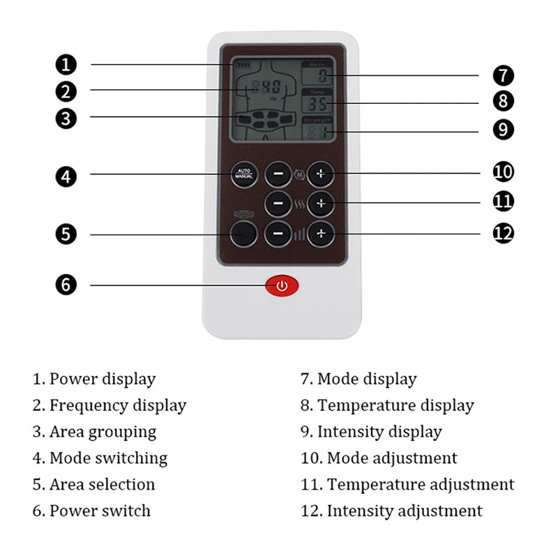EMS Abdominal Toning Belt Electric Muscle Stimulation Muscle Toner Portable Fitness Massager Waist Trainer Body Slimming Shaping
