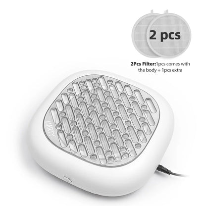 130W Powerful Brushless Nail Dust Collector Super Suction Nail Dust Extractor Nail Art Manicure Fan Vacuum Cleaner With 2 Filter