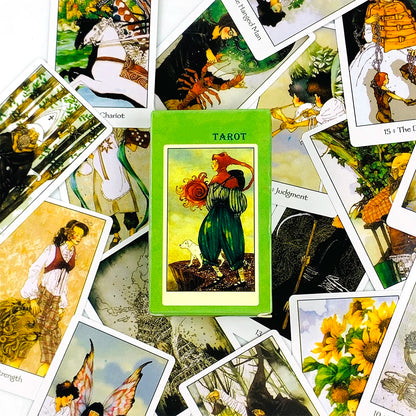 Tarot Cards A Traditional Tarot Cards With Contemporary Artistic Oracle Card Game For Divination, Meditation & Party Games