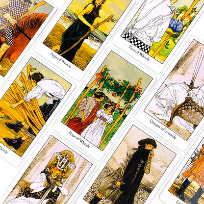 Tarot Cards A Traditional Tarot Cards With Contemporary Artistic Oracle Card Game For Divination, Meditation & Party Games