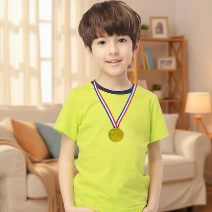 10/20pcs Plastic Gouden Winner Award Medailles Kinderen Verjaardagsfeest Favorieten Sportspel Prijs Speelgoed Voetbal Voetbalfee