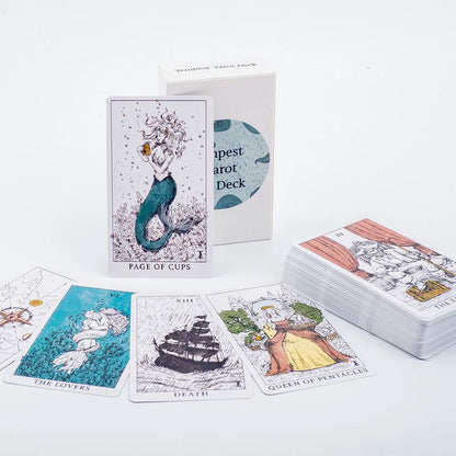 cat tarot cat tarot deck tarot cards 78 card tarot deck beginner tarot deck tarot reading fortune telling cards spiritual gifts witchy gifts mystical gifts cat lover gift divination tools oracle and tarot metaphysical shop tarot collector spirituality tar