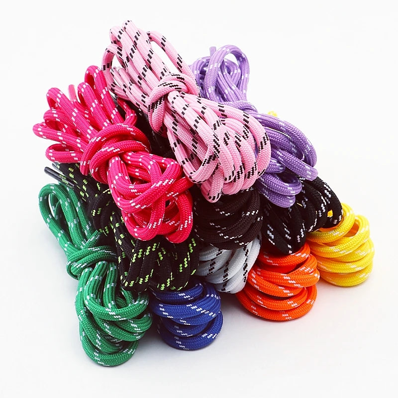5mm thick Round Shoelace Outdoor Sports Laces Sneaker basketball Shoe Laces length 100/120/140/160cm Shoe accessories 1Pair