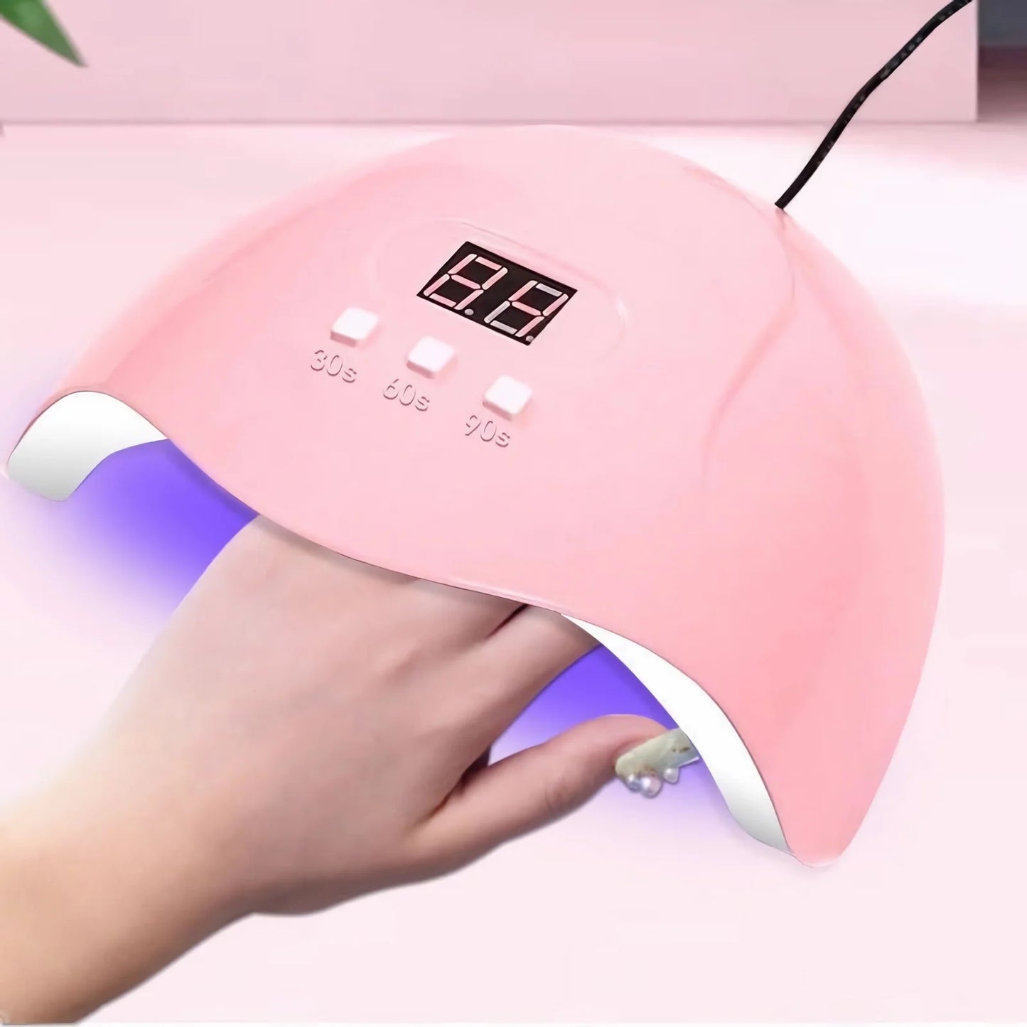 YIKOOLIN Professional Nail Art Kit With LED UV Nail Lamp Gel Curing Machine Electric Nail File Drill Manicure Tools Set
