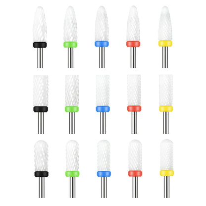 Professional Ceramic Nail Drill Bits Rotate Electric Polishing Milling Cutter Gel Polish Remover Manicure Machine Accessories