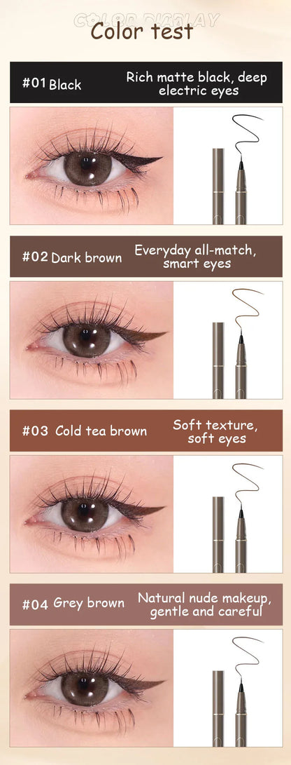 Judydoll New Black Liquid Eyeliner Pencil Waterproof 24 Hours Long Lasting Eye Makeup Smooth Superfine Eye Liner Pen