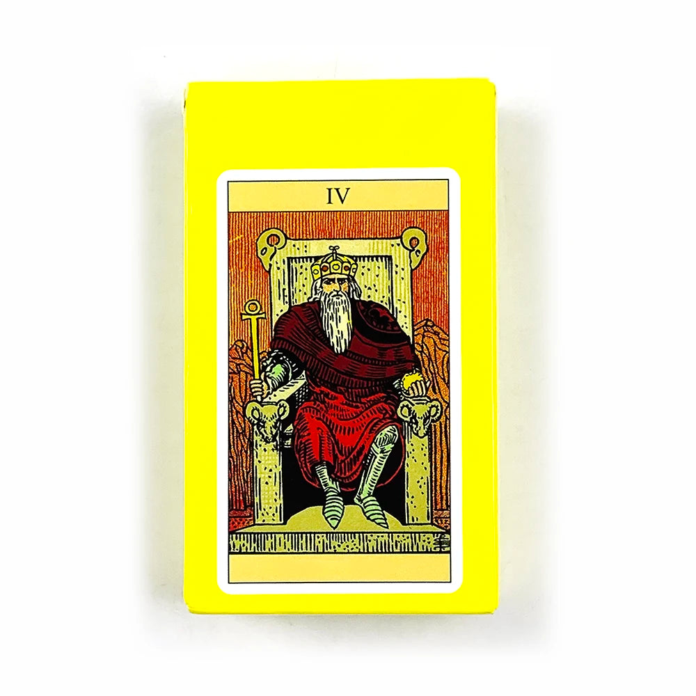 Russian Tarot Cards 78 Tarot Deck With Paper Guidebook,Classic Design For Beginners & Pros, Ideal For Divination, Meditation