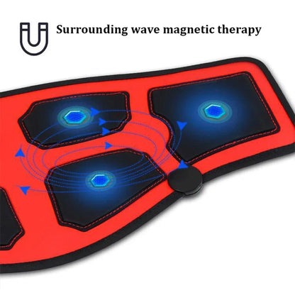 EMS Abdominal Toning Belt Electric Muscle Stimulation Muscle Toner Portable Fitness Massager Waist Trainer Body Slimming Shaping