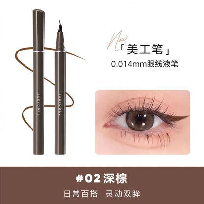 Judydoll New Black Liquid Eyeliner Pencil Waterproof 24 Hours Long Lasting Eye Makeup Smooth Superfine Eye Liner Pen