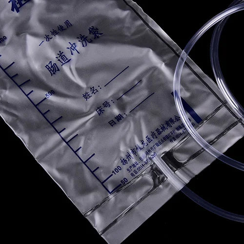 1000ML Medical Household Disposable Enema Bag Spa Bowel Detoxification Colon Hydrotherapy Anus Vaginal Clean Women Anal Shower