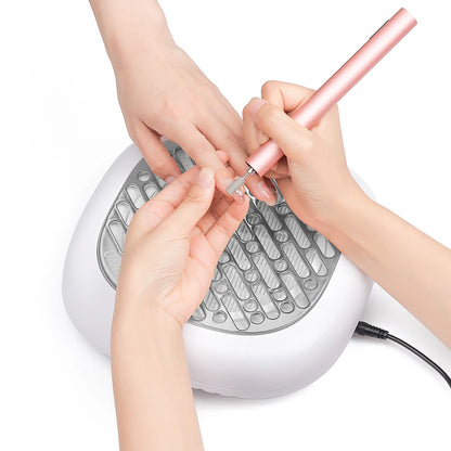 130W Powerful Brushless Nail Dust Collector Super Suction Nail Dust Extractor Nail Art Manicure Fan Vacuum Cleaner With 2 Filter