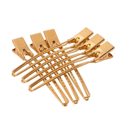 6Pcs/Set Hairdressing Alligator Hair Clips Salon Pro Seamless Clip Sectioning Barber Styling Barbershop Accessories