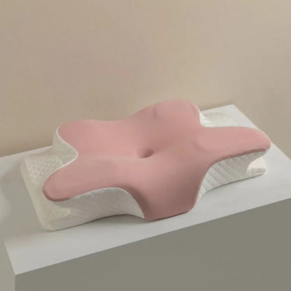 Memory Foam Pillows Butterfly Shaped Relaxing Cervical Slow Rebound Neck Pillow Pain Relief Sleeping Orthopedic Pillow Beding