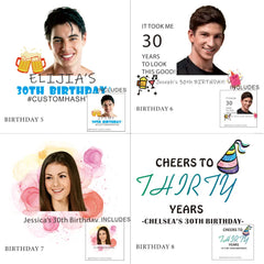Custom Cheap Birthday Favors Temporary Tattoo With Face Photo, Cheers and Beers, Fiesta Favor
