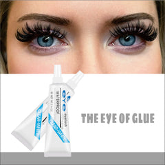 Waterproof Eyelash Glue for Strong Hold, Professional Quick-Drying Transparent Glue, Hypoallergenic and Long-Lasting, Suitable for Sensitive Eyes