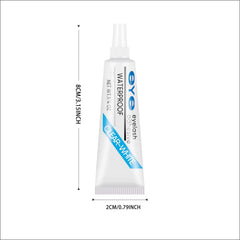 Waterproof Eyelash Glue for Strong Hold, Professional Quick-Drying Transparent Glue, Hypoallergenic and Long-Lasting, Suitable for Sensitive Eyes