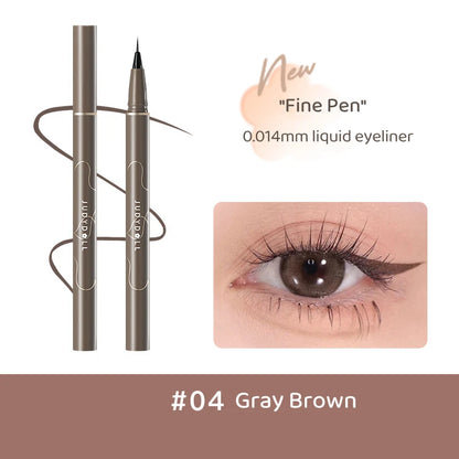Judydoll New Black Liquid Eyeliner Pencil Waterproof 24 Hours Long Lasting Eye Makeup Smooth Superfine Eye Liner Pen