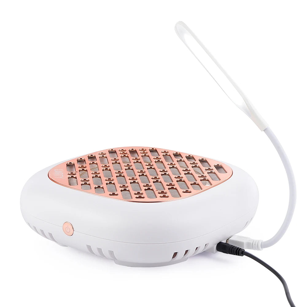 130W Powerful Brushless Nail Dust Collector Super Suction Nail Dust Extractor Nail Art Manicure Fan Vacuum Cleaner With 2 Filter