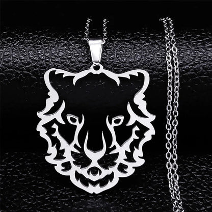 cat necklace kitten necklace silver cat pendant stainless steel necklace cat lover gift animal jewelry cute jewelry women's necklace pet lover gift feline jewelry cat pendant minimalist necklace Only Good Intentions 13