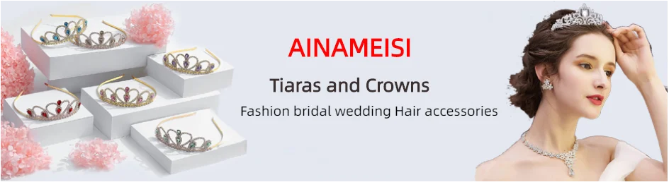 Fashion Crystal Bride Jewelry Set Rhinestone Silver-plated Wedding Dress Banquet Necklace Earring Set Ladies Gift