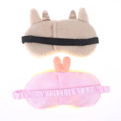 Cute Cartoon Plush Sleep Eye Mask Light Blocking Sleeping Eye Cover Protective Eye Mask Comfortable Soft
