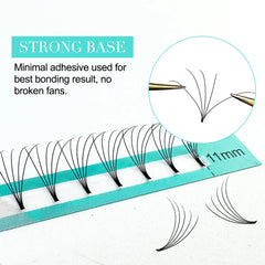 LAKANAKU 320Fans Premade Volume Fans Imported material Fluffy Lashes Premade Eyelashes Extension All Size Fans