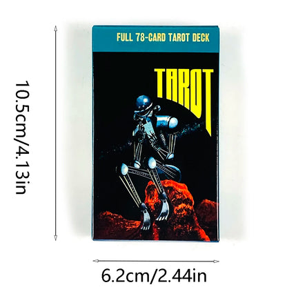 Todd Alcott's Sci-Fi Tarot Cards A 78 Science-Fiction-themed Tarot Deck English Versions Divination Deck Board Playing Game