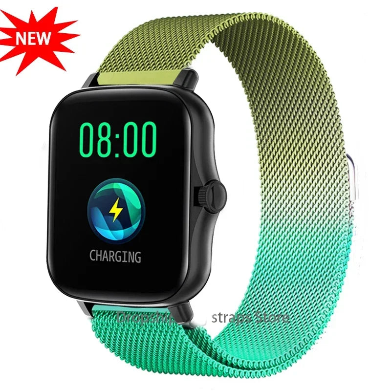 20mm strap For Amazfit GTS 4/3/2e/Mini/stratos 3/2 Metal Magnetic loop 22mm watch Bracelet Amazfit Gtr 4/3/pro/2e/bip-u-s-lite