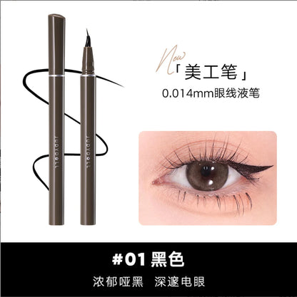 Judydoll New Black Liquid Eyeliner Pencil Waterproof 24 Hours Long Lasting Eye Makeup Smooth Superfine Eye Liner Pen