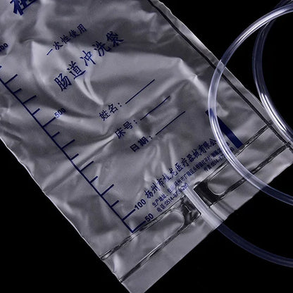 1000ML Medical Household Disposable Enema Bag Spa Bowel Detoxification Colon Hydrotherapy Anus Vaginal Clean Women Anal Shower
