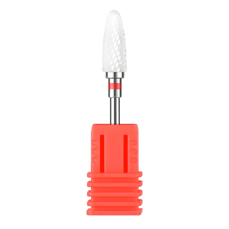 Professional Ceramic Nail Drill Bits Rotate Electric Polishing Milling Cutter Gel Polish Remover Manicure Machine Accessories