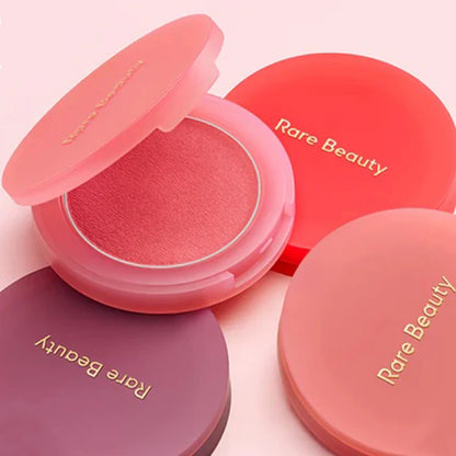 Rare Beauty The Cream To Powder Blush Has A Dreamy Color and A Long-lasting, Blurry Matte Effect Skin Texture Isn't Emphasized