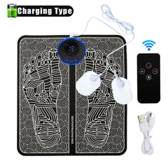 Rechargeable Electric Foot Massager Pad Electrostimulator Massage Mat EMS Muscle Massager Relax Feet Massage Fitness Massager