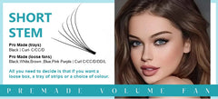 LAKANAKU 320Fans Premade Volume Fans Imported material Fluffy Lashes Premade Eyelashes Extension All Size Fans