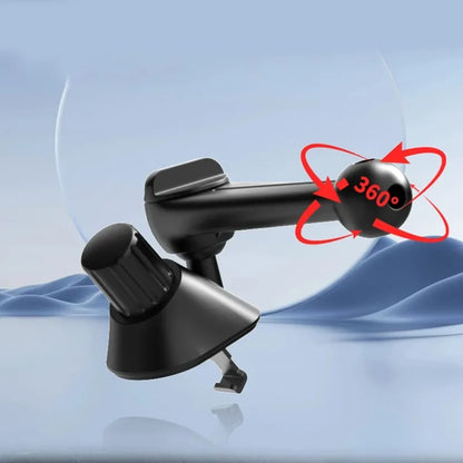 Car Phone Holder Mount Base 17mm Ball Head Air Vent Clip Adjustable Extension Arm For Dashboard Windshield Compatible All Phones