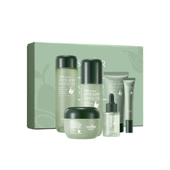 Avocado Skincare 6-Piece Set Includes Nourishing And Moisturizing Eye Cream, Face Cream, And Anti-Wrinkle Skincare Products.