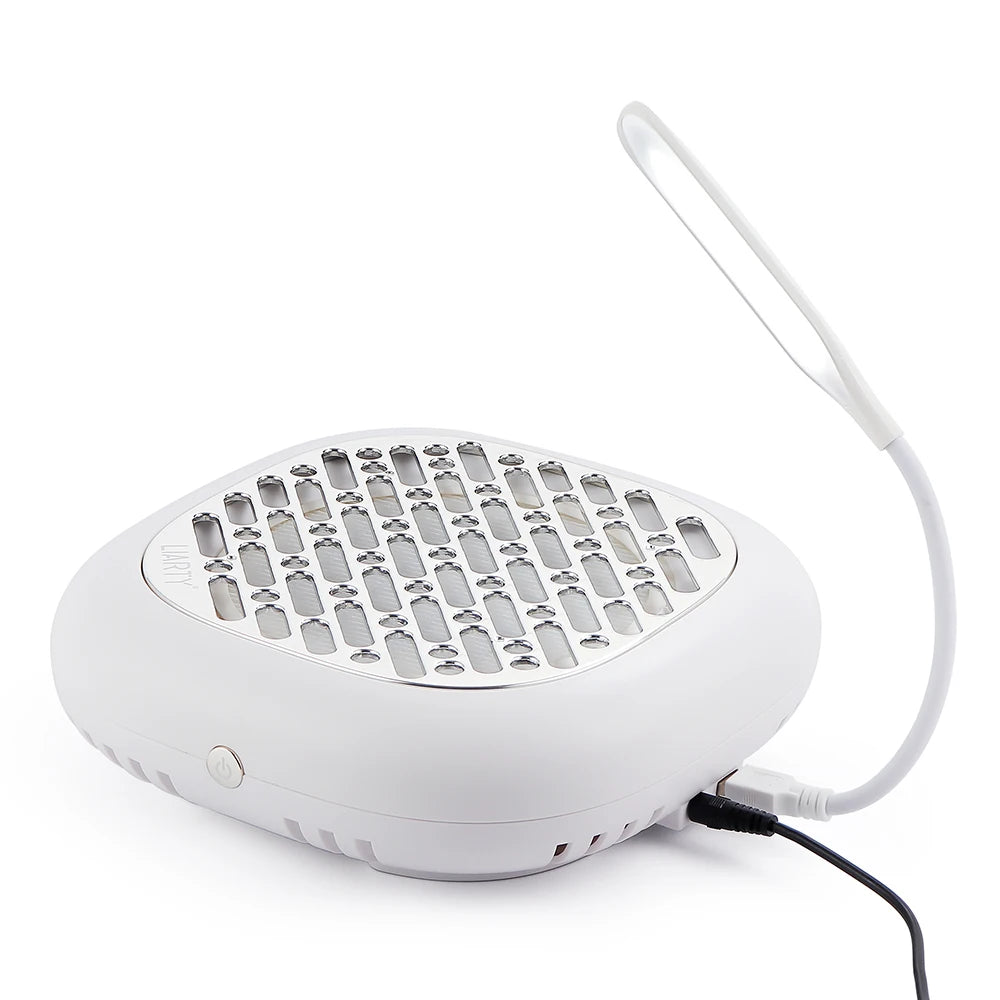 130W Powerful Brushless Nail Dust Collector Super Suction Nail Dust Extractor Nail Art Manicure Fan Vacuum Cleaner With 2 Filter