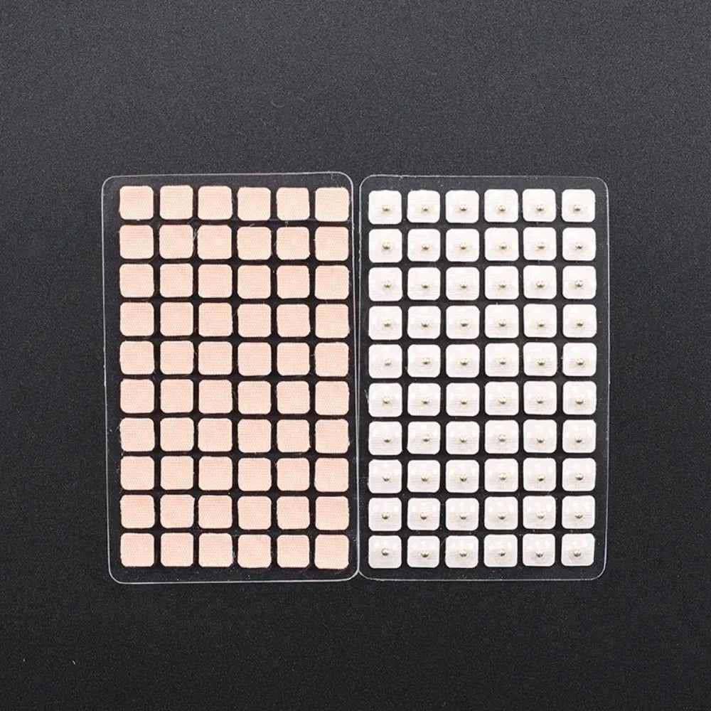 600 Pieces/box Needle Ear Stickers Gold Silver Color Magnetic Therapy Ear Seeds Stickers Patch Care Massage Therapy Needles
